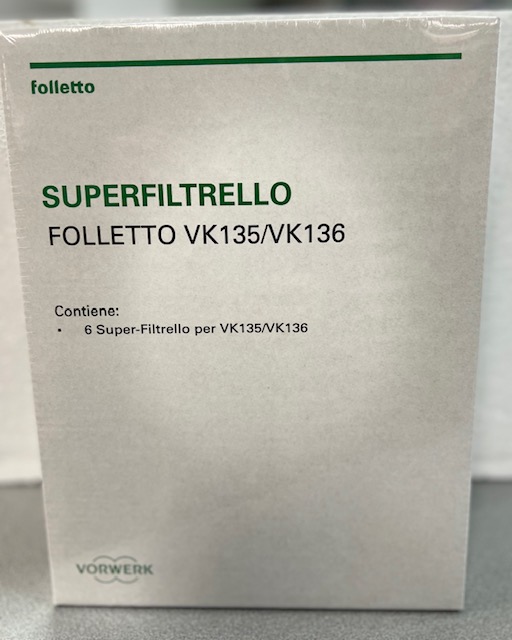 SACCHETTI ORIGINALI FOLLETTO VK135 VK136